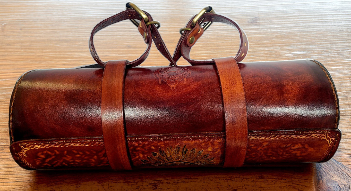 Custom Motorcyle Handlebar/Fork Bag
