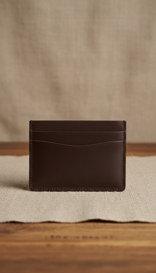 Slim Card Holder Deep Espresso Leather